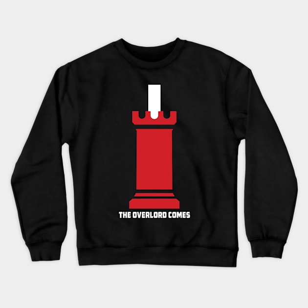 The Overlord Comes - Red Crewneck Sweatshirt by PunTee